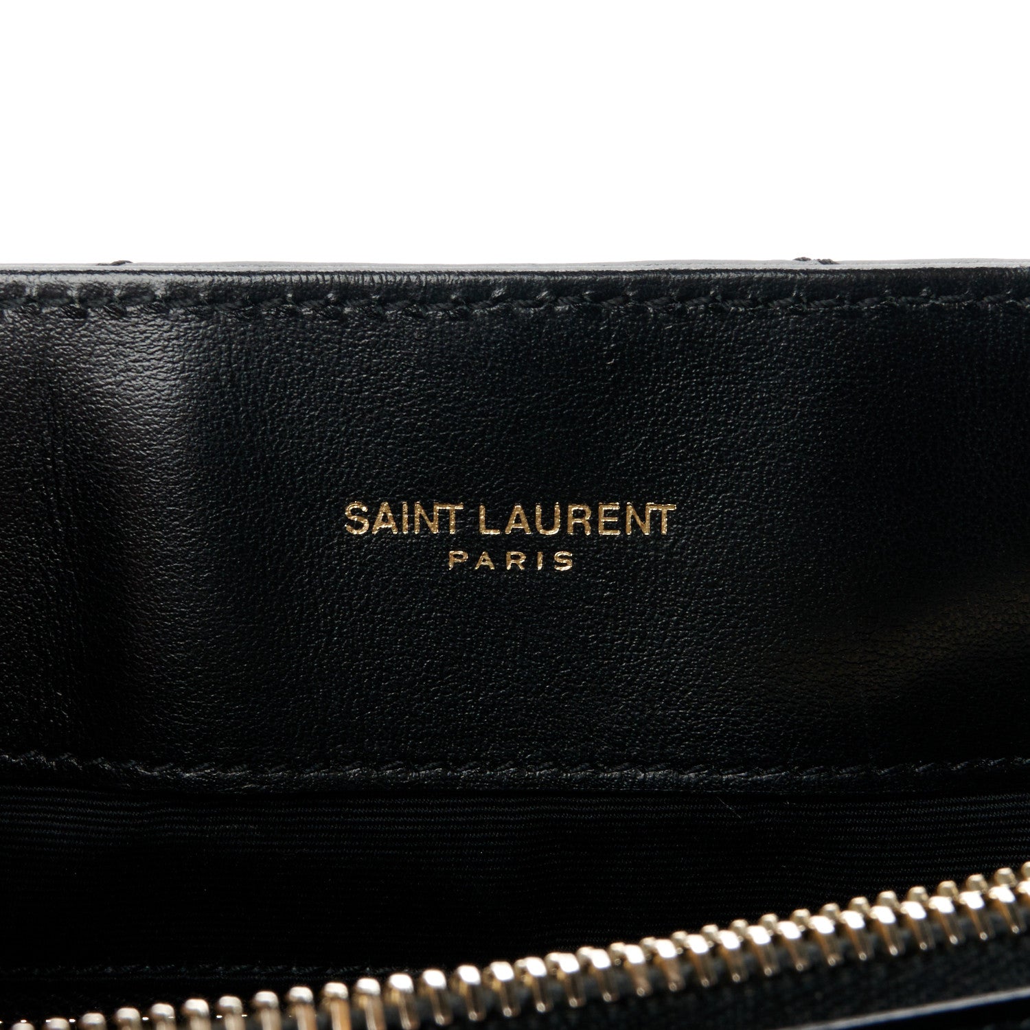 Saint Laurent Calfskin Y Quilted Monogram Large Loulou Chain Satchel Black 6 of 11