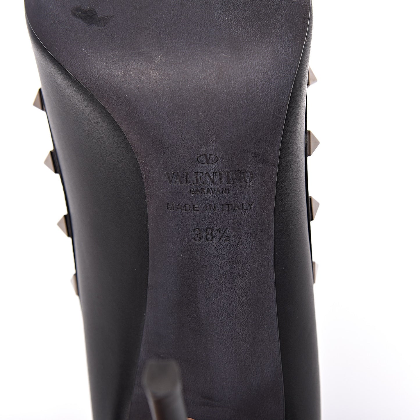 Nappa Rockstud 100mm Pumps 38.5 Black