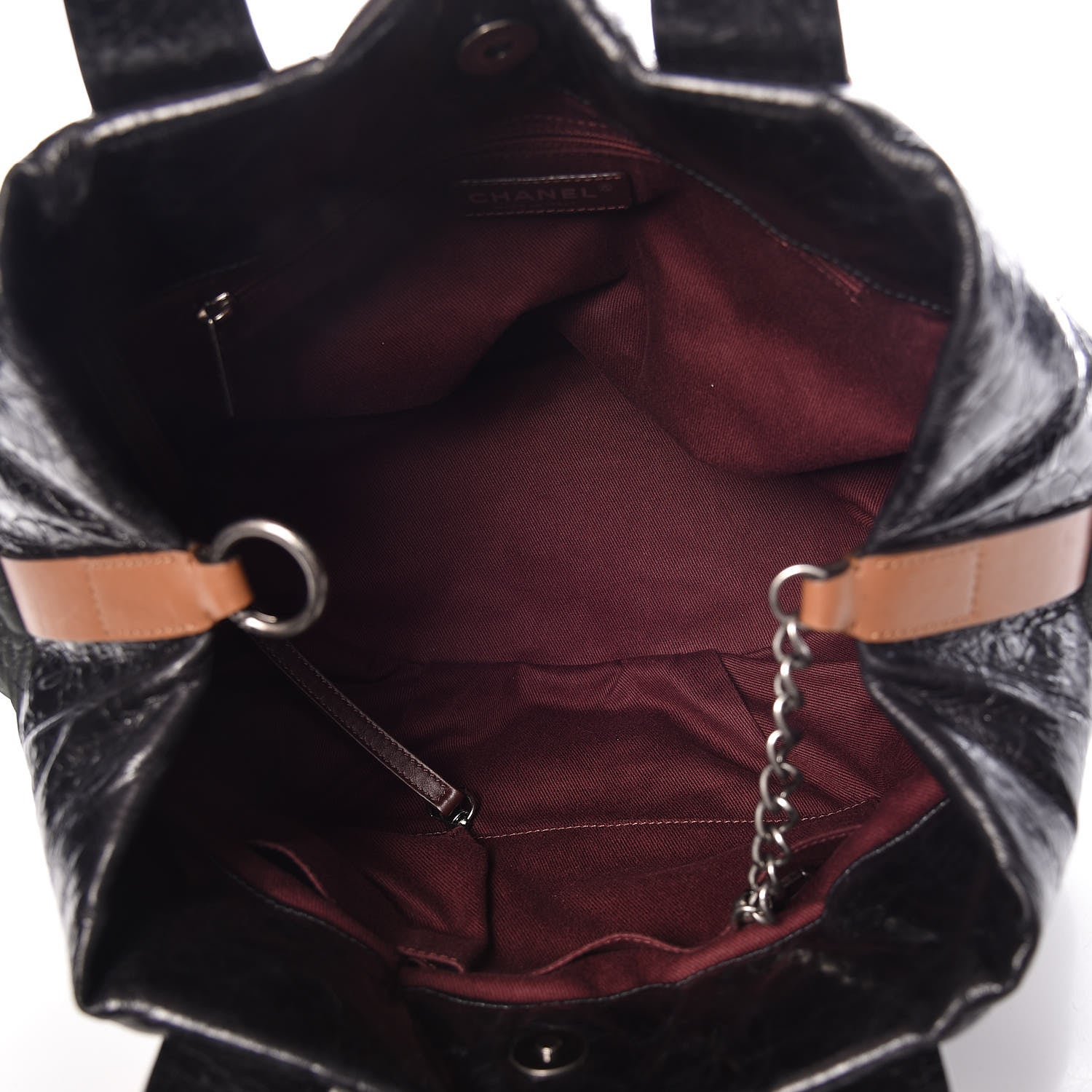 Chanel Iridescent Calfskin Small In the Mix Tote Dark Green 5 of 12