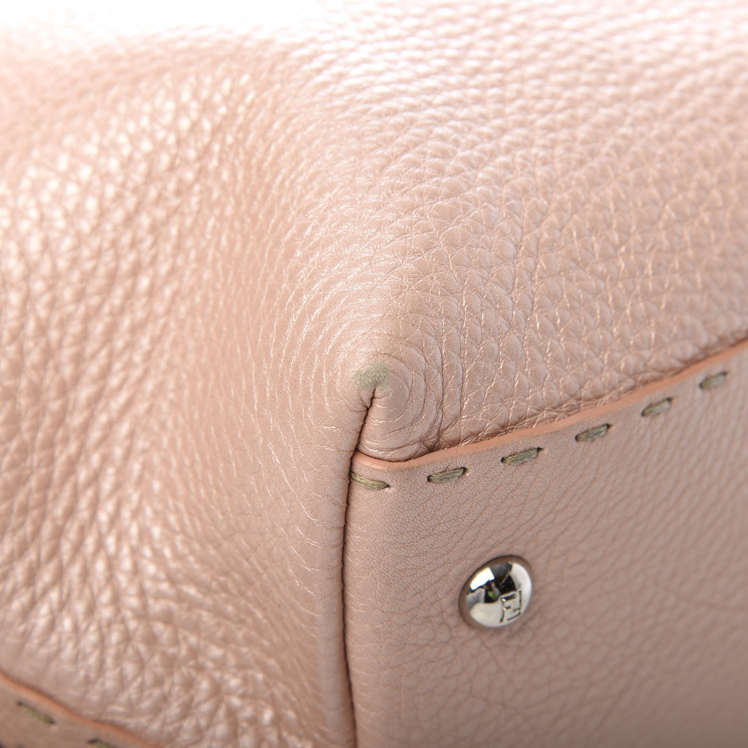 Fendi Cuoio Romano Selleria Adele 1328 Bag Cipria 12 of 21