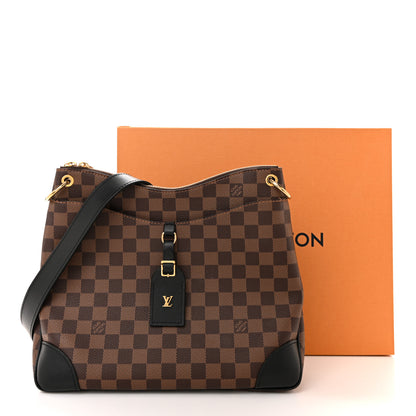 Louis Vuitton Damier Ebene Odeon MM Black Black 22 of 22