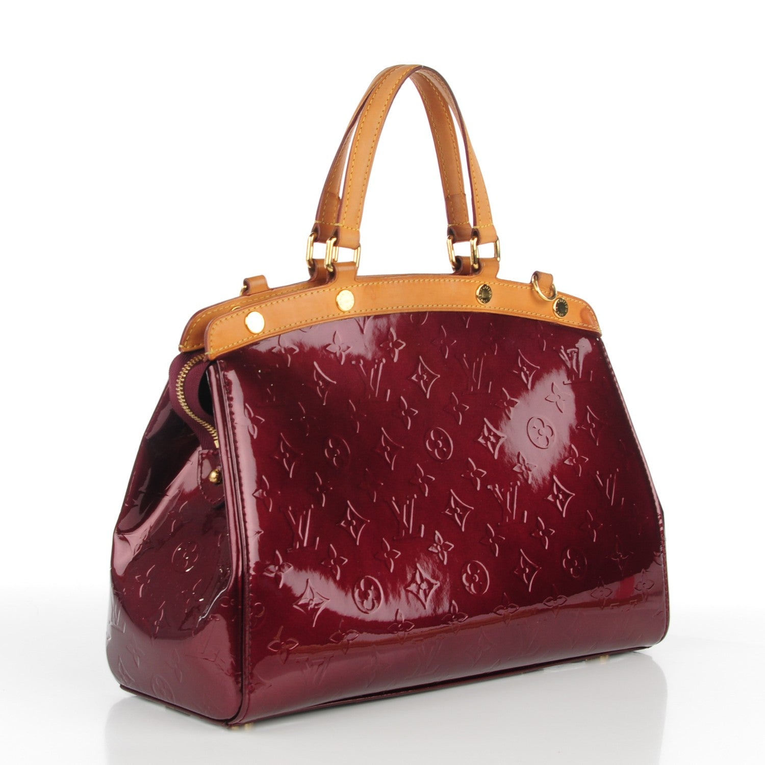 Louis Vuitton Vernis Brea MM Rouge Fauviste 3 of 8