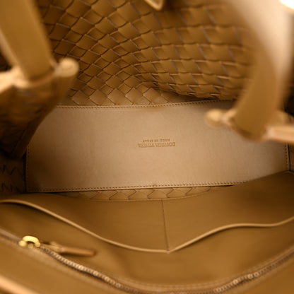 Bottega Veneta Nappa Intrecciato Medium Andiamo Shoulder Bag Dark Praline 5 of 9