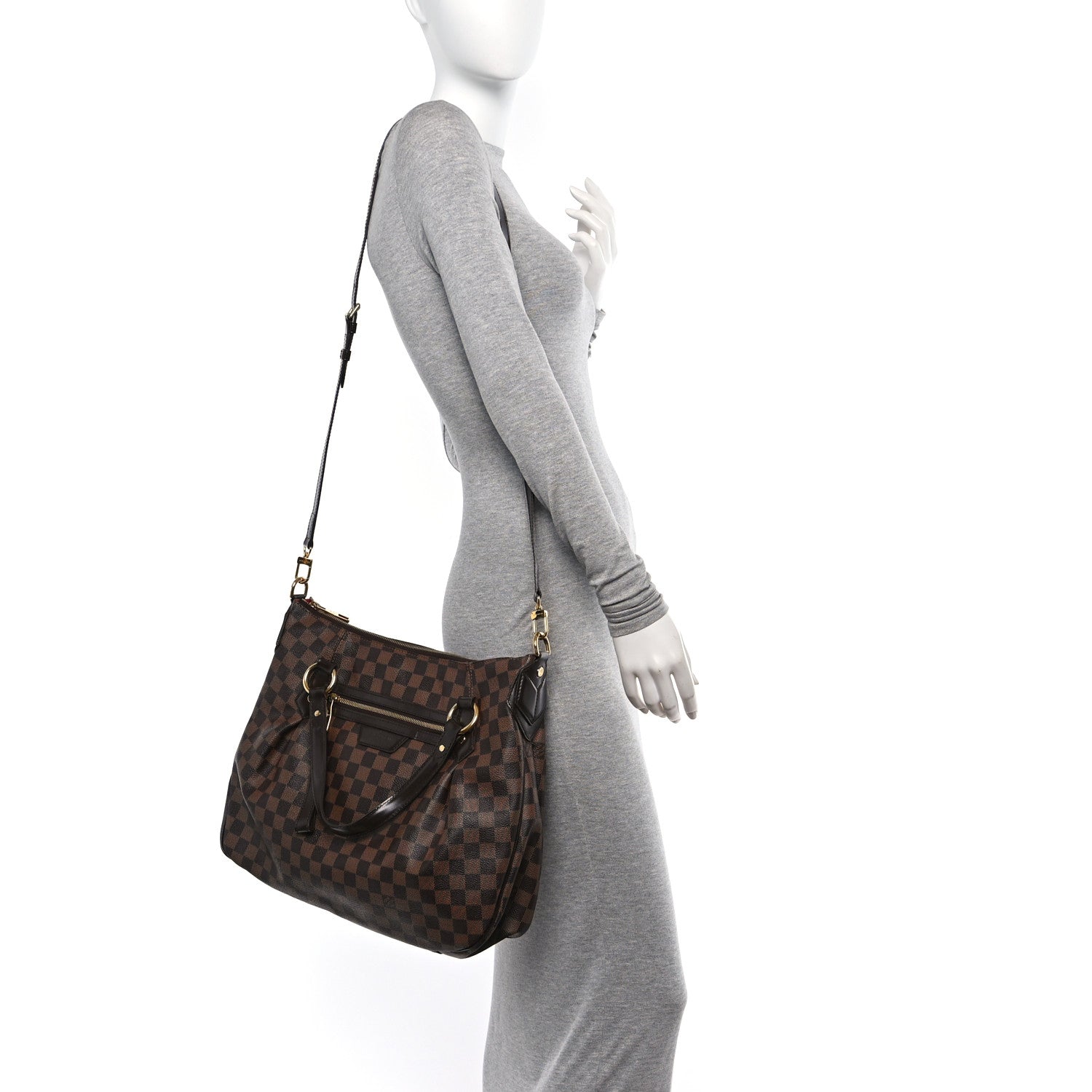 Louis Vuitton Damier Ebene Evora MM 2 of 12
