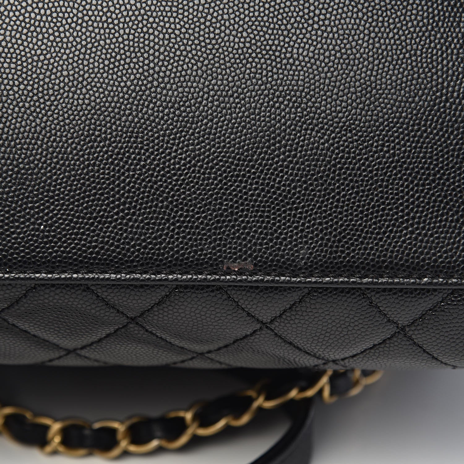 Chanel Caviar Quilted Medium Coco Handle Flap Black 12 of 13