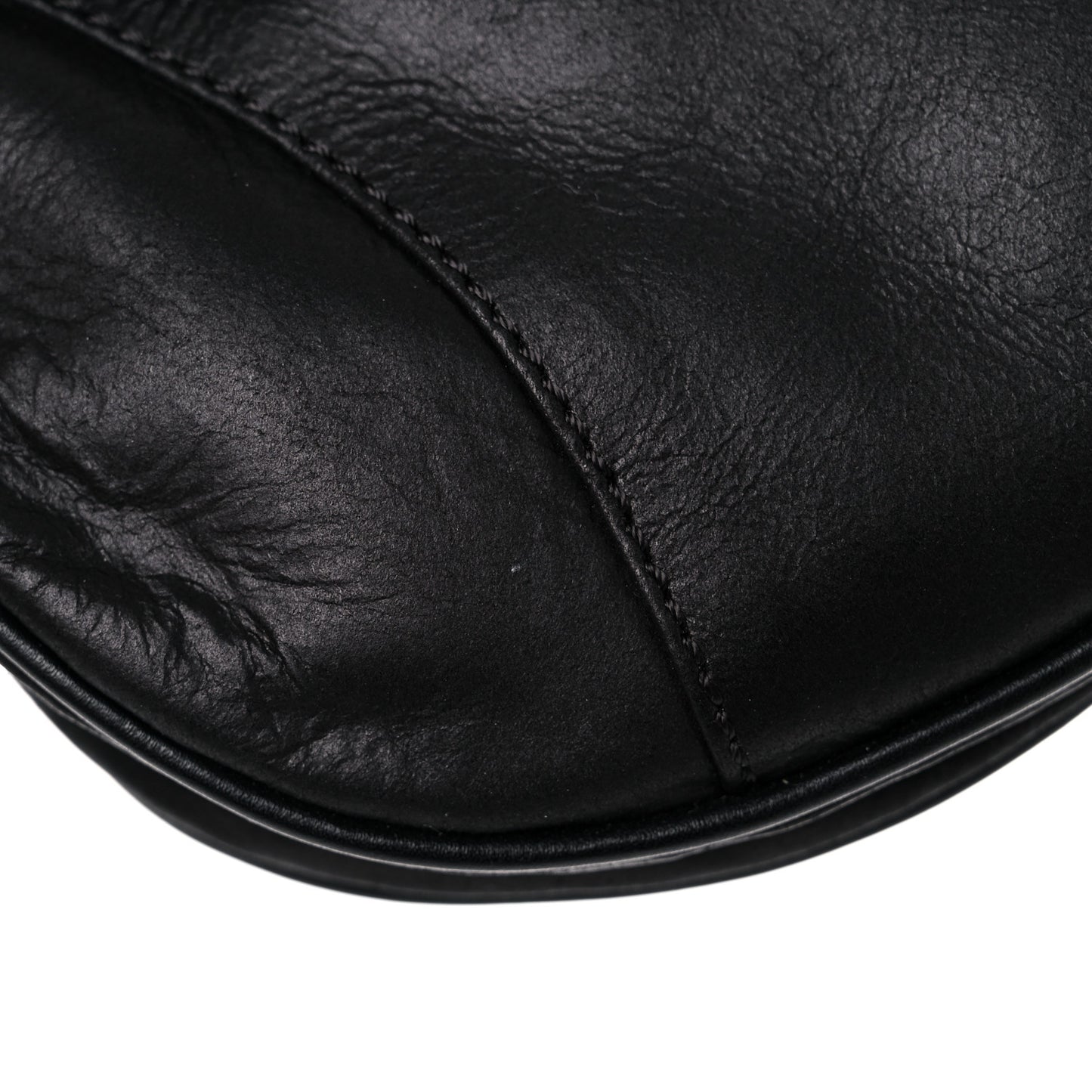 Calfskin Saddle Bag Black