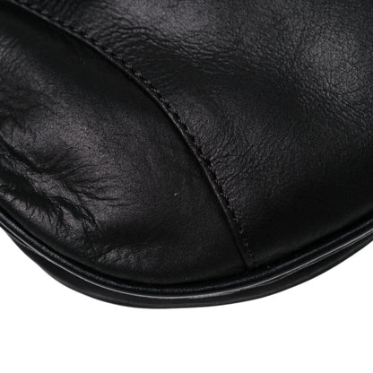 Christian Dior Calfskin Saddle Bag Black 21 of 24