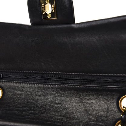 Chanel Lambskin Quilted Small Double Flap Black 8 of 13