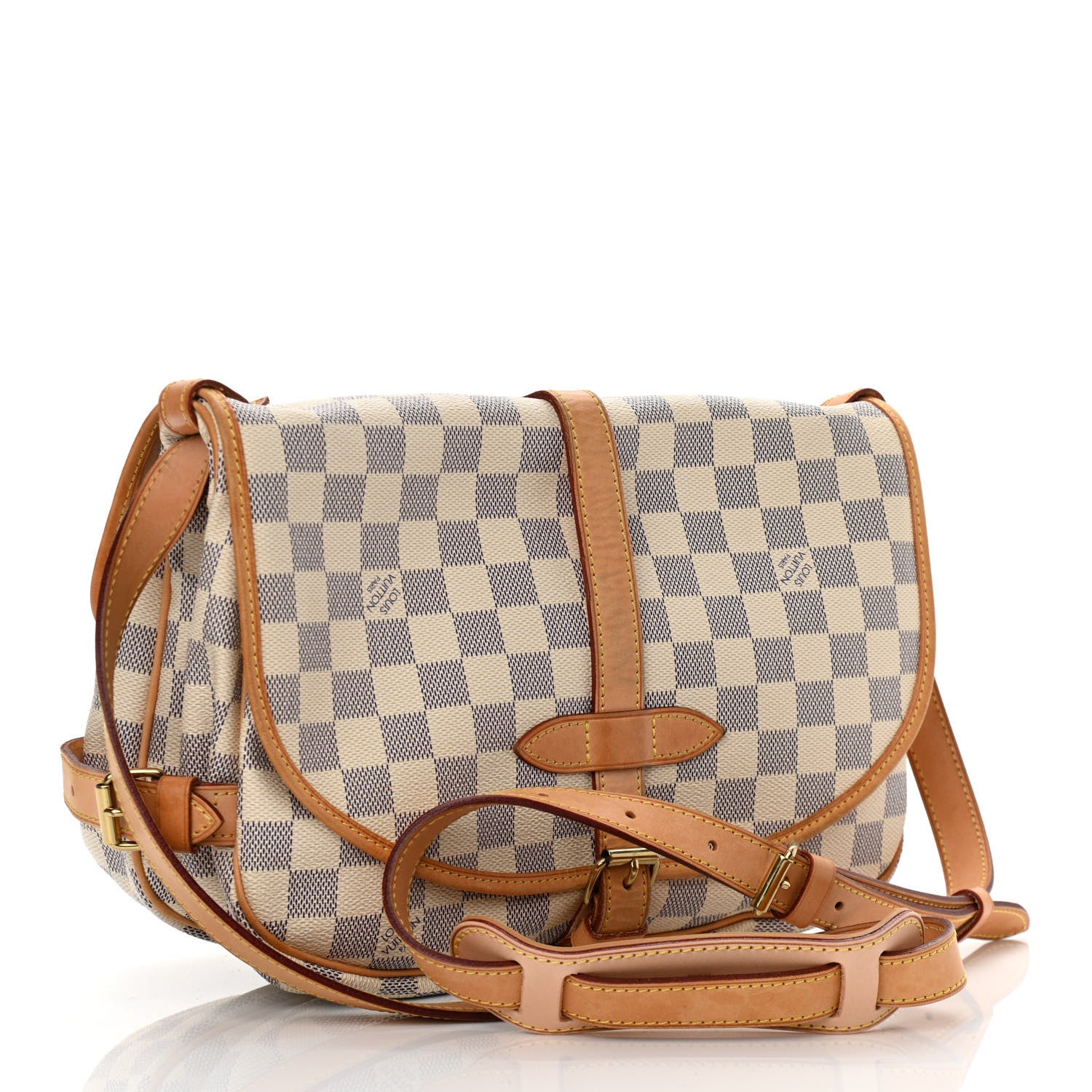 Louis Vuitton Damier Azur Saumur MM 3 of 10