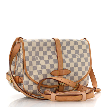Louis Vuitton Damier Azur Saumur MM 3 of 10