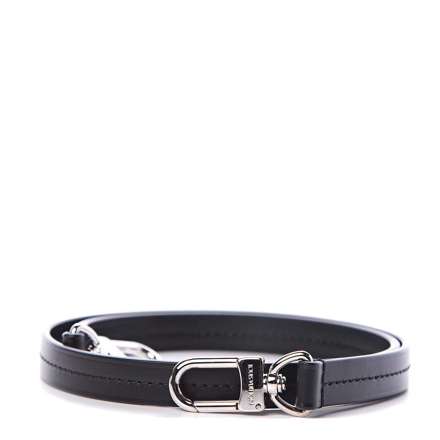Louis Vuitton Calfskin Alma BB Shoulder Strap Black 1 of 2