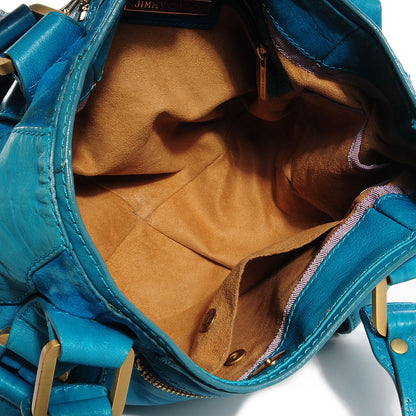 Jimmy Choo Leather Suede Mahala Turquoise 8 of 10