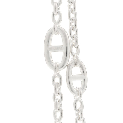 Hermes Sterling Silver Farandole Necklace 120 5 of 6