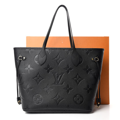 Louis Vuitton Empreinte Monogram Giant Neverfull MM Black 10 of 10