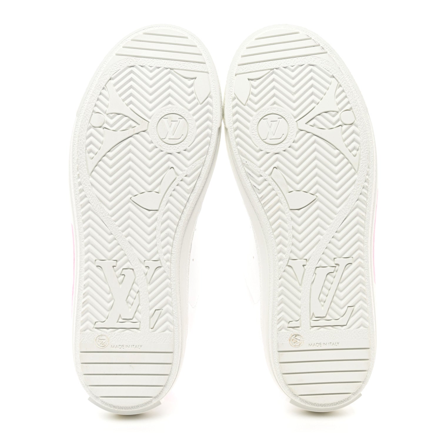 Louis Vuitton Calfskin Charlie Sneaker 37.5 White Fuchsia 5 of 9