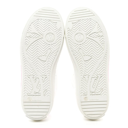 Louis Vuitton Calfskin Charlie Sneaker 37.5 White Fuchsia 5 of 9