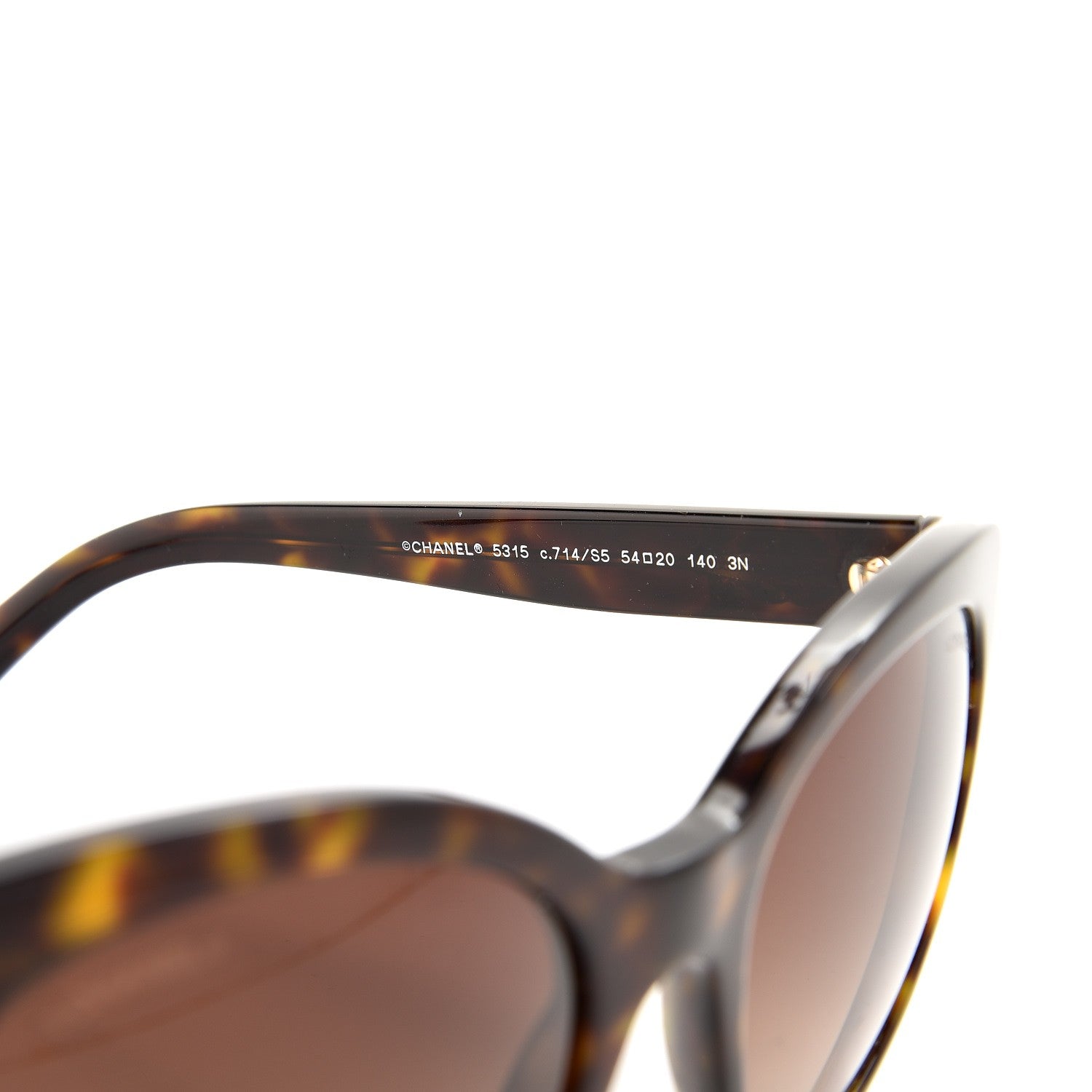 Chanel Pantos Signature CC Sunglasses 5315 Dark Havana 5 of 9