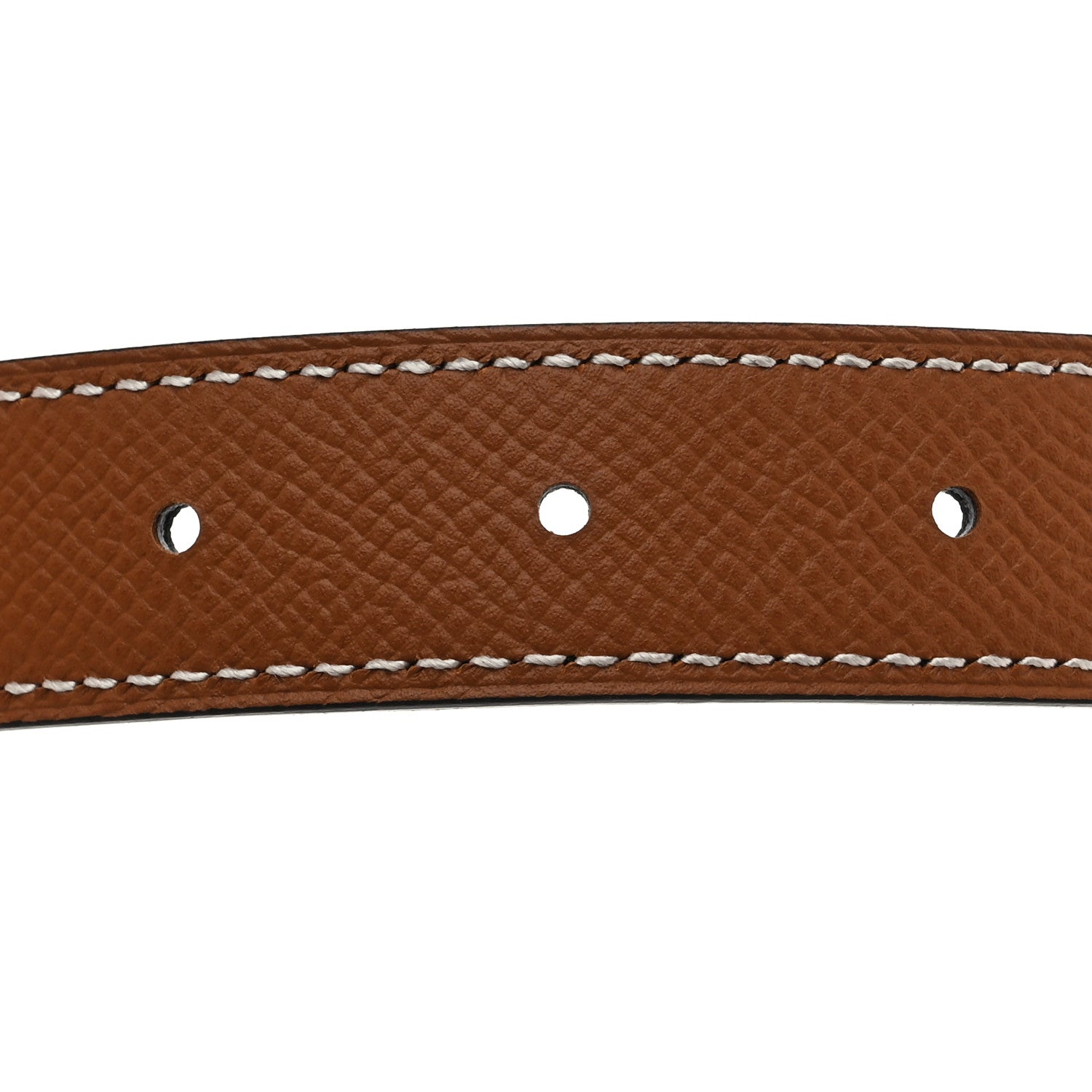 Hermes Swift Epsom 24mm Belt Strap 75 30 Black Gold 6 of 8
