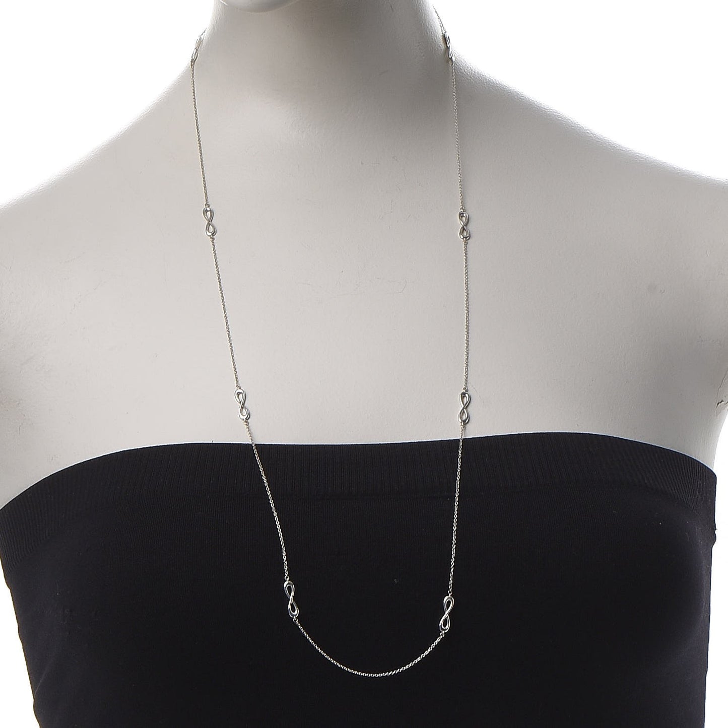 Sterling Silver Infinity Endless Necklace