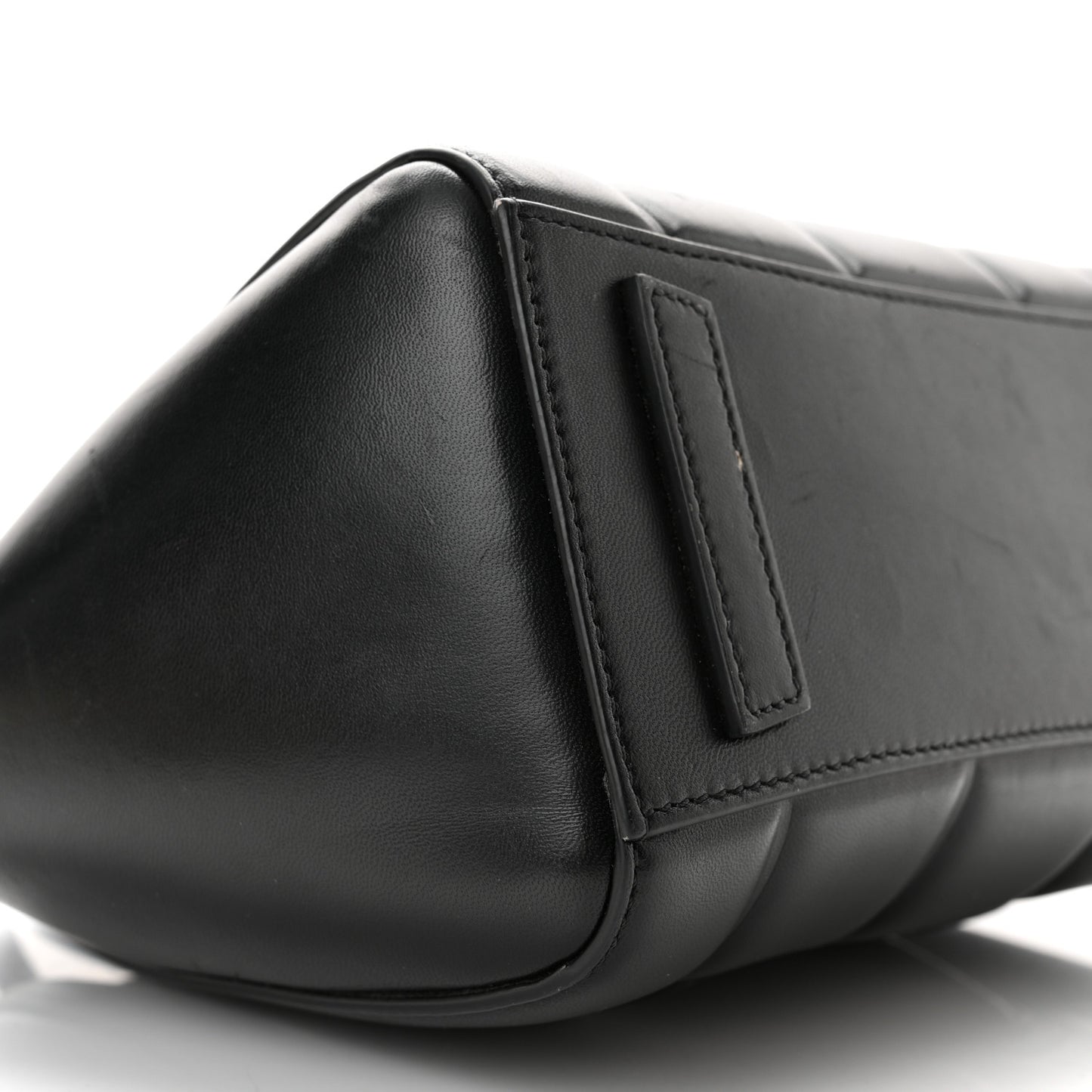 Box Calfskin Padded Mini Lock Antigona Shoulder Bag Black Black