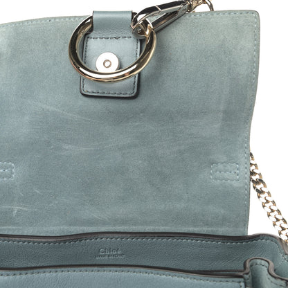 Chloe Calfskin Mini Faye Day Shoulder Bag Cloudy Blue 5 of 6