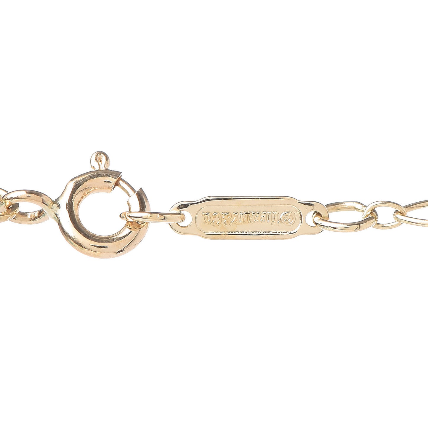 18K Yellow Gold Diamond Clover Key Pendant Necklace