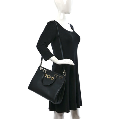 Gucci Smooth Calfskin Medium Zumi Top Handle Bag Black 3 of 10