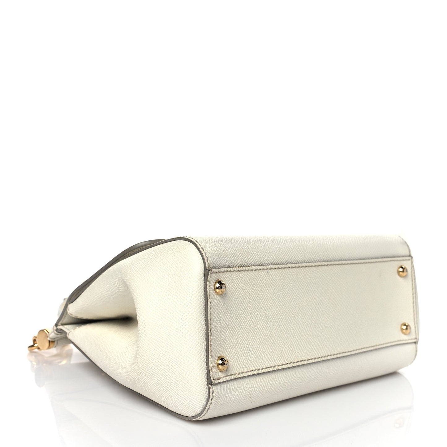 Dauphine Medium Miss Sicily Satchel White