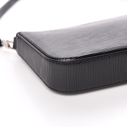 Louis Vuitton Epi Pochette Accessories NM Black 8 of 9