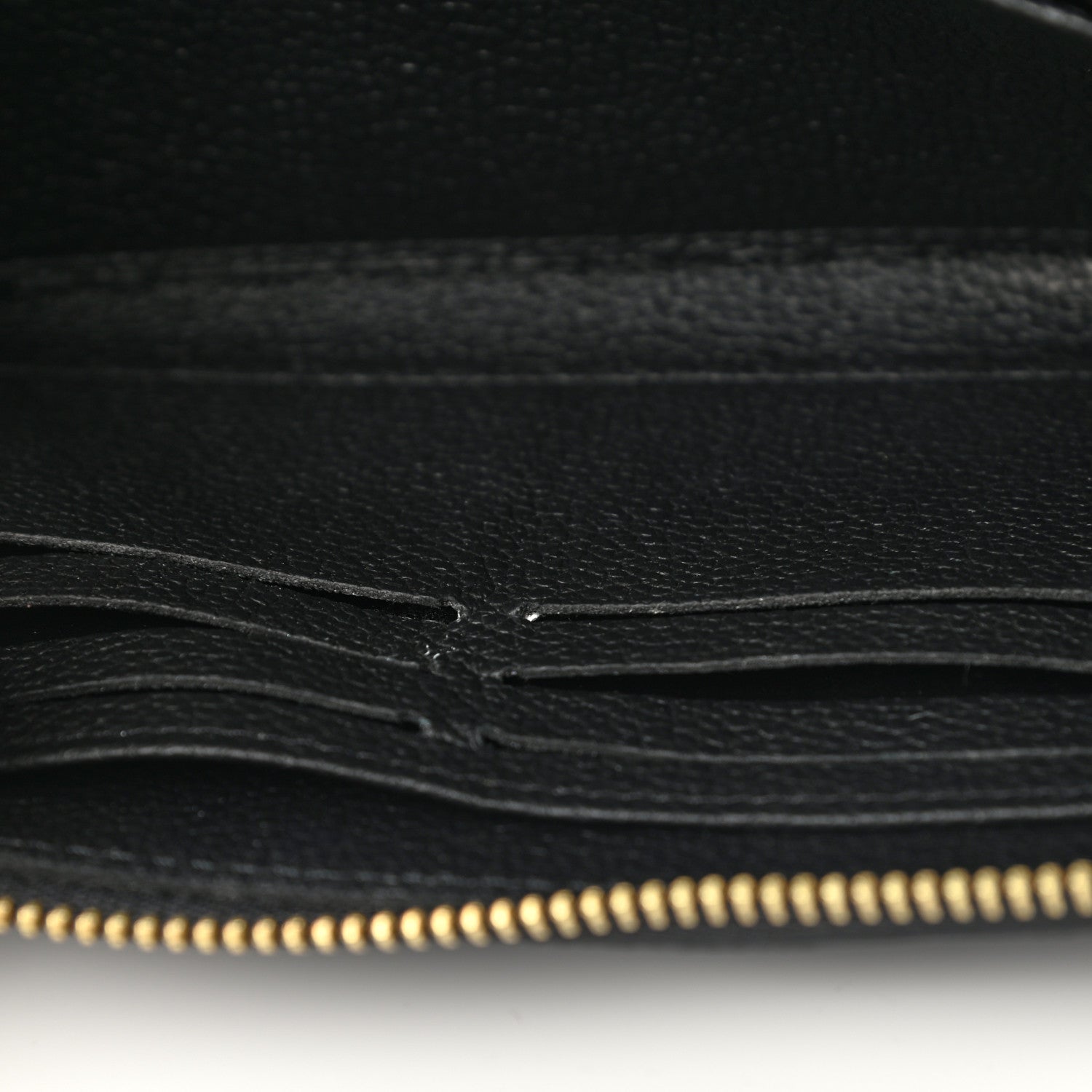 Louis Vuitton Empreinte Zippy Wallet Black 7 of 8