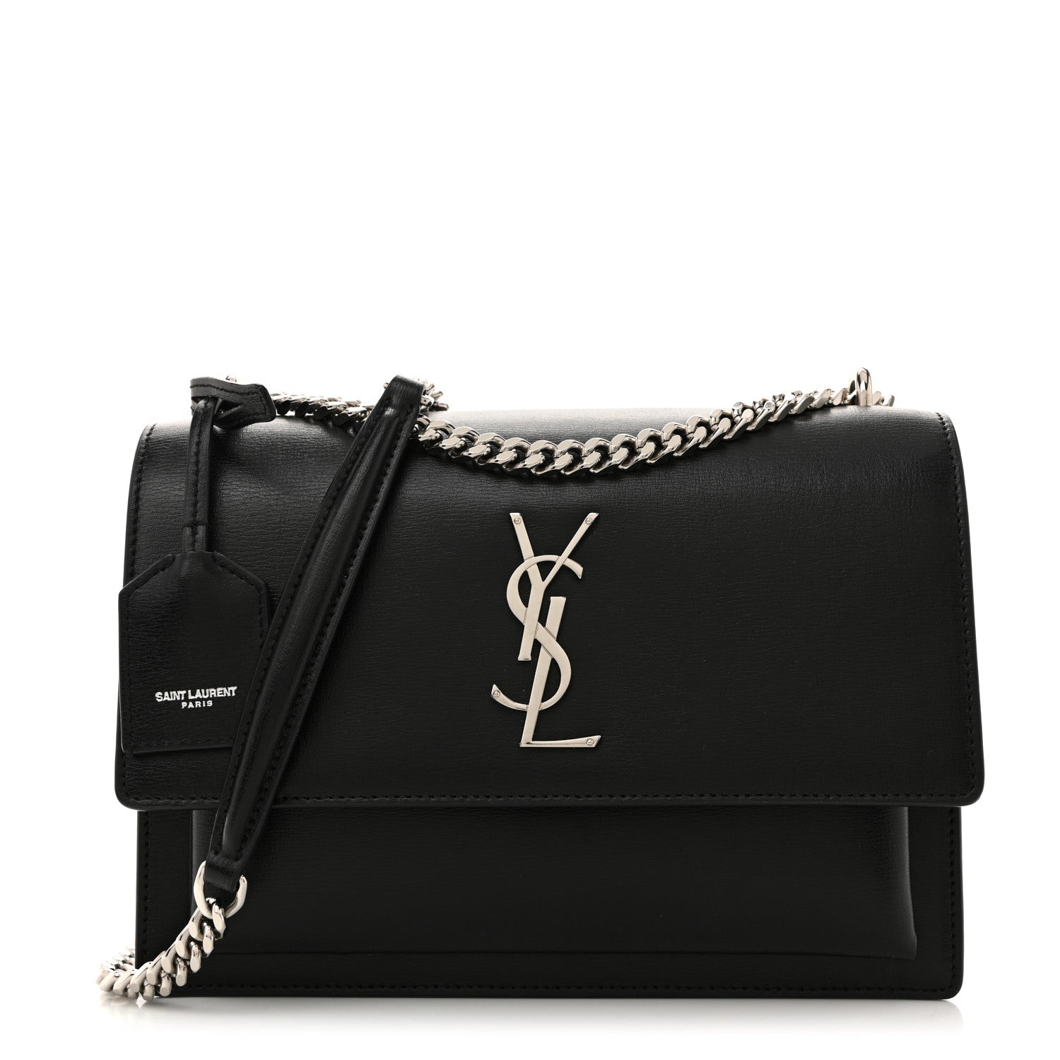Saint Laurent Calfskin Medium Monogram Sunset Black 1 of 13