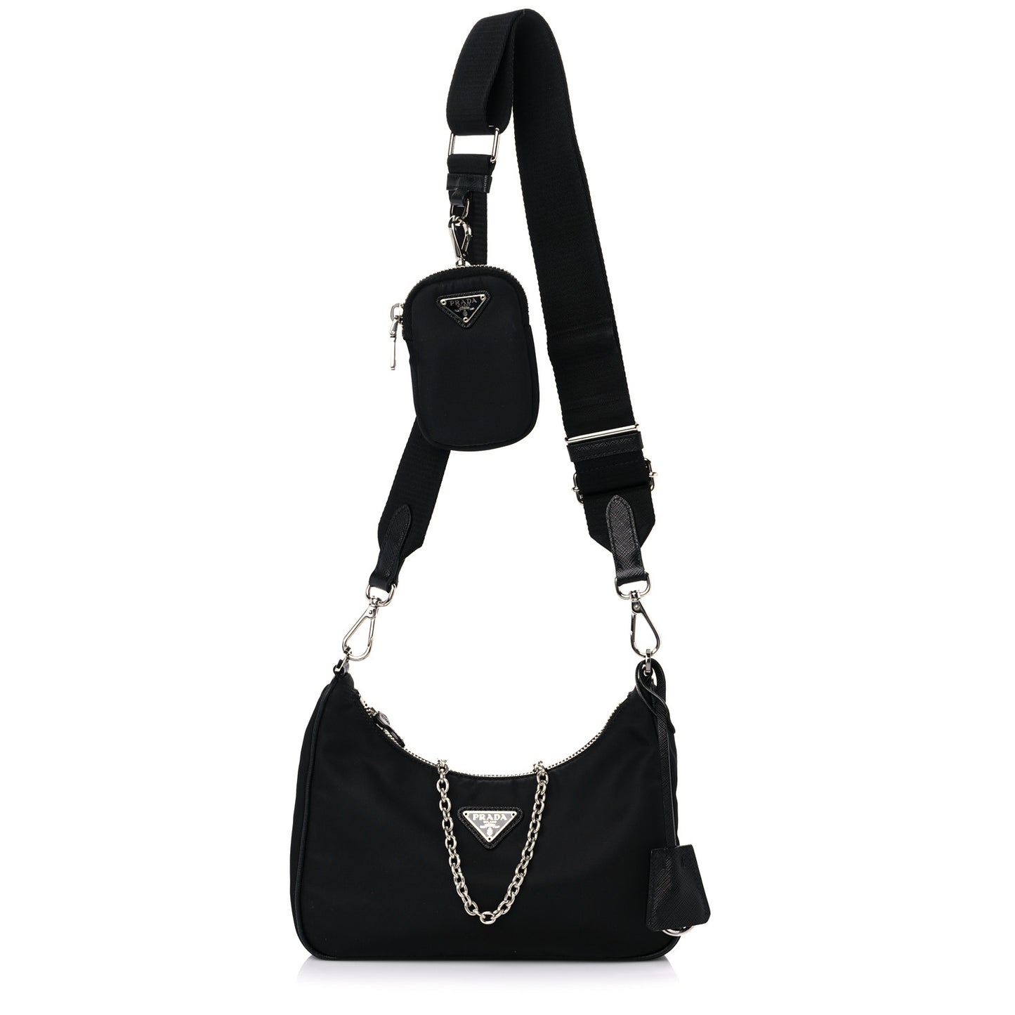 Nylon Re-Edition 2005 Shoulder Bag Black