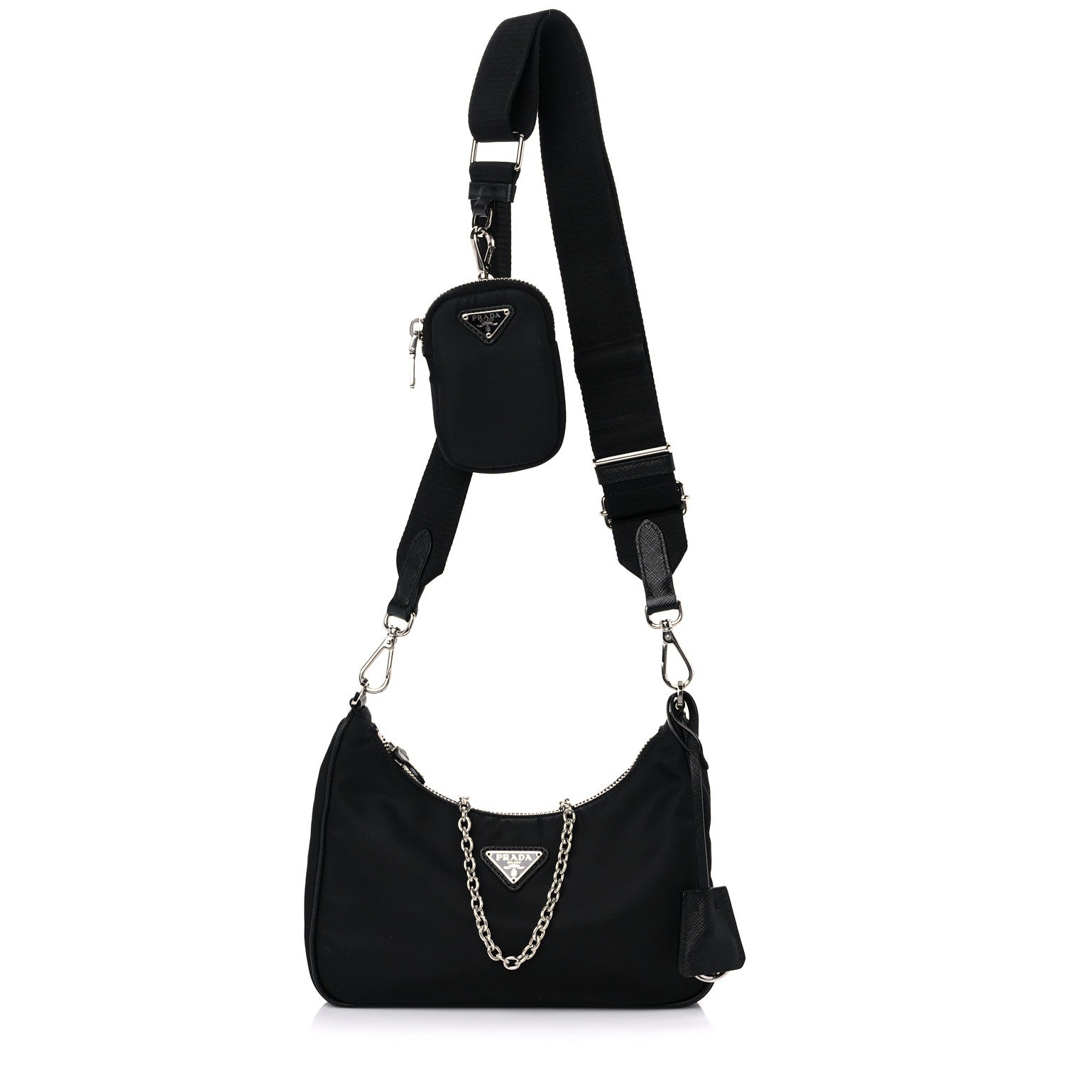 Prada Nylon Re-Edition 2005 Shoulder Bag Black 1 of 10