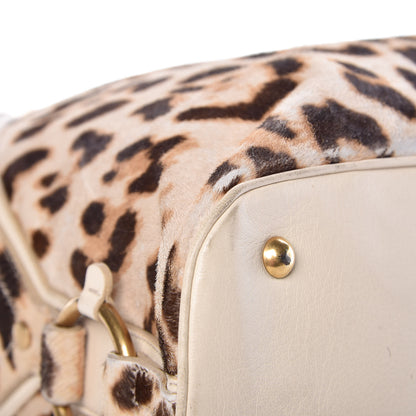 Saint Laurent Calf Hair Printed Oversized Muse Snow Leopard 11 of 20