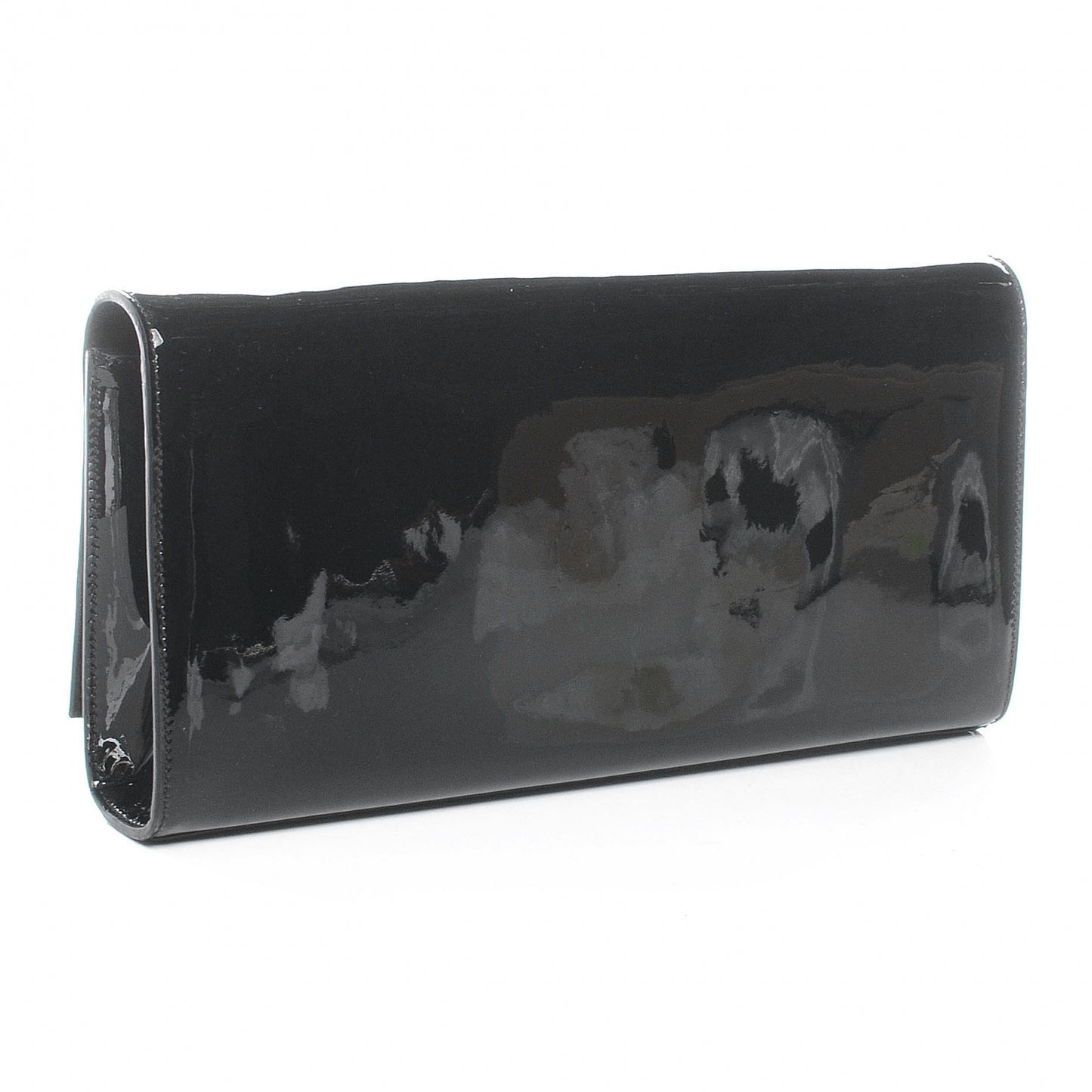 Patent Cassandre Tassel Clutch Black