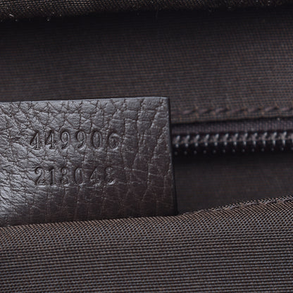 Gucci Monogram Travel Backpack Dark Brown 7 of 10
