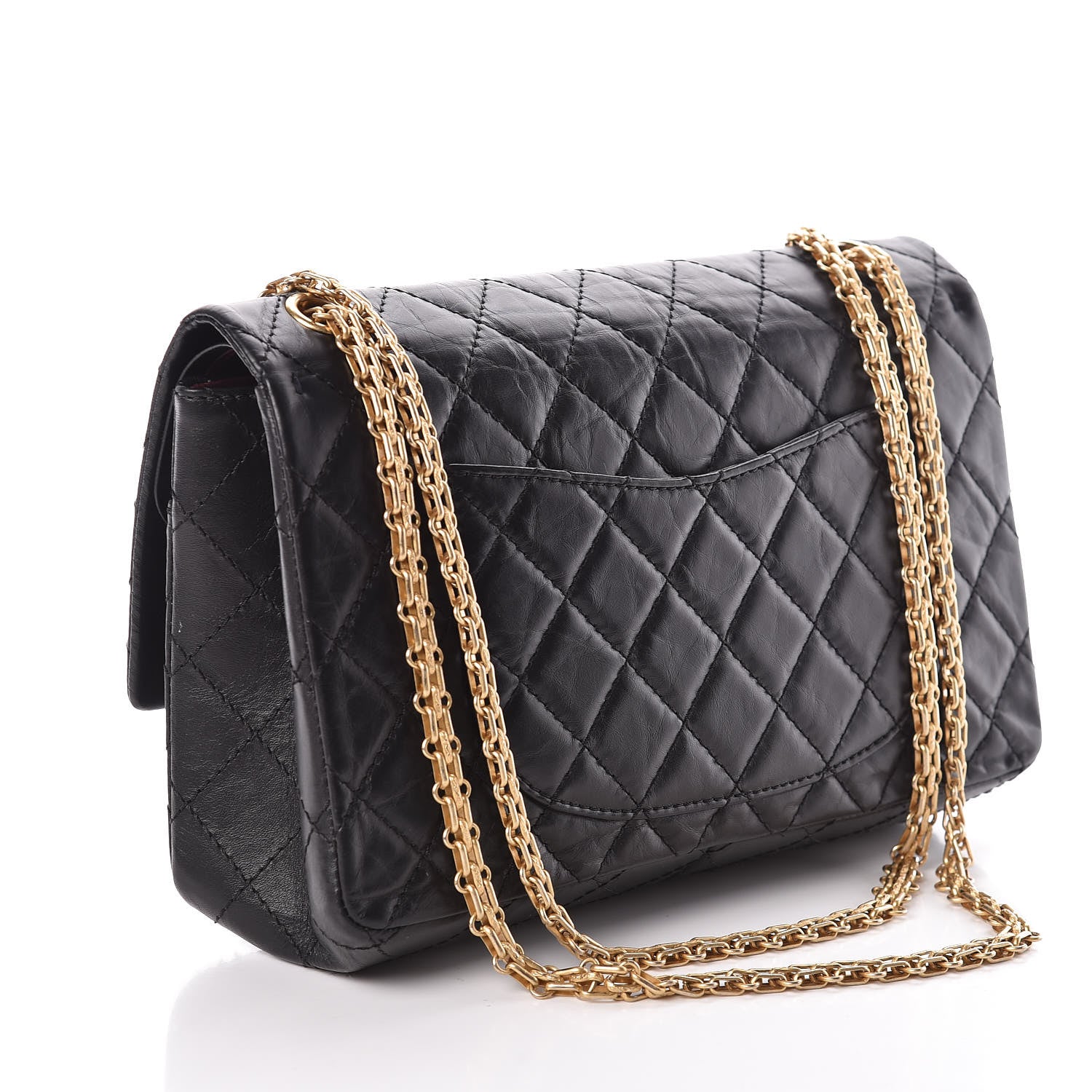 Chanel Aged Calfskin Lucky Charms 2.55 Reissue 226 Flap Black 3 of 12