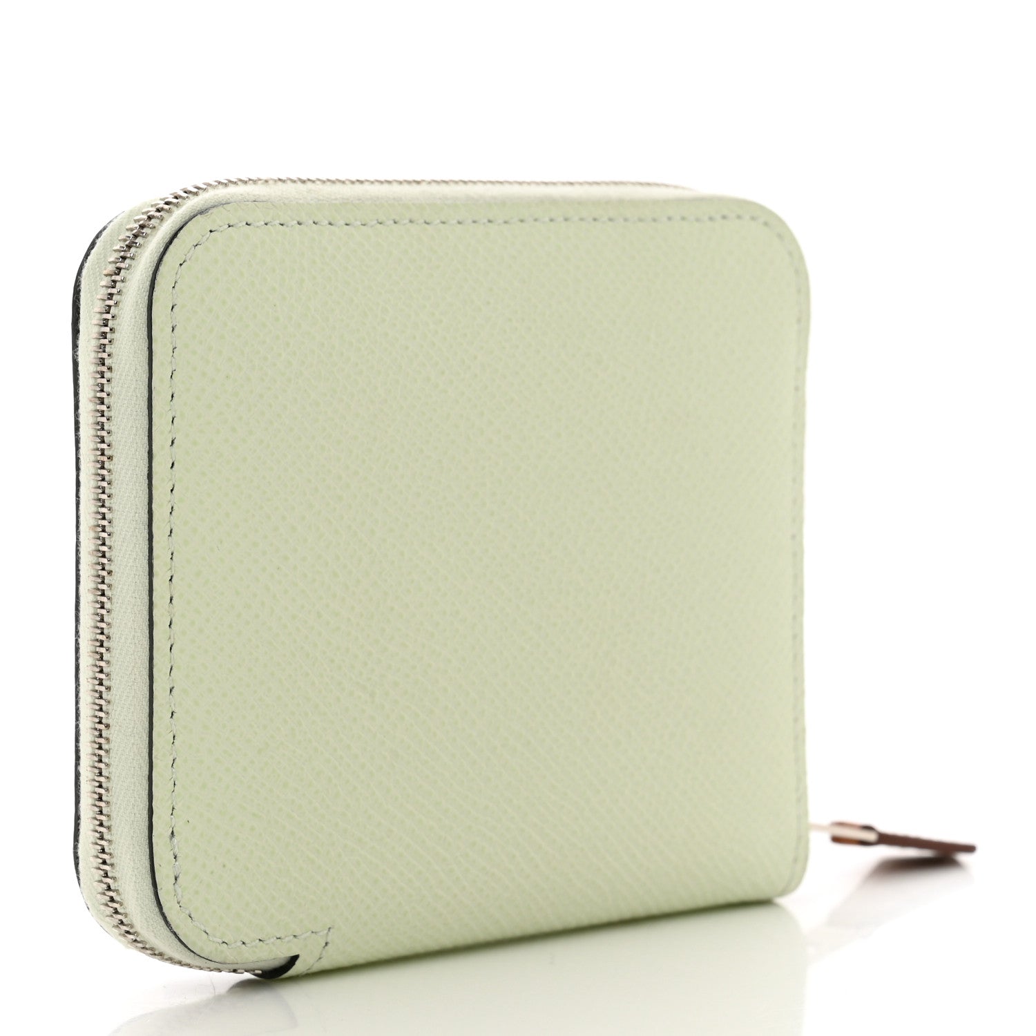 Hermes Epsom Silk'In Compact Wallet Vert Fizz 3 of 7