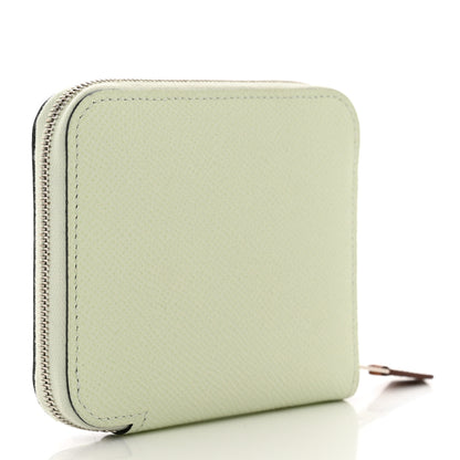 Hermes Epsom Silk'In Compact Wallet Vert Fizz 3 of 7