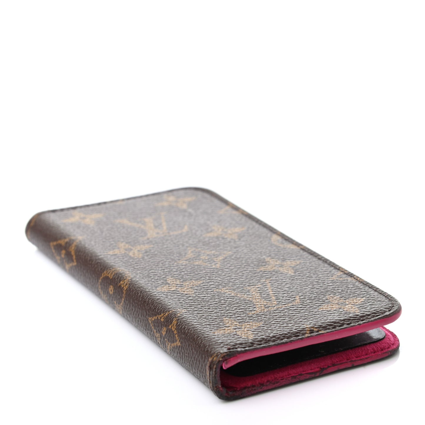 Monogram iPhone X Folio Case Rose Pop