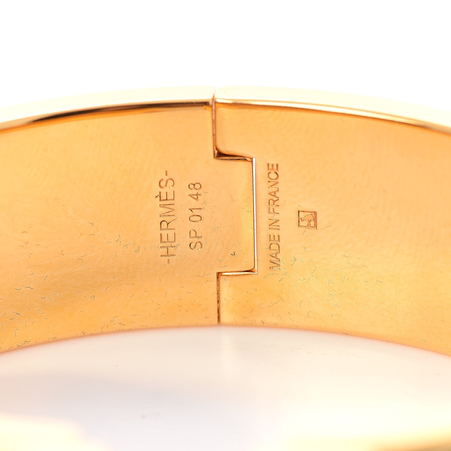 Enamel Wide Clic Clac H Bracelet GM Black