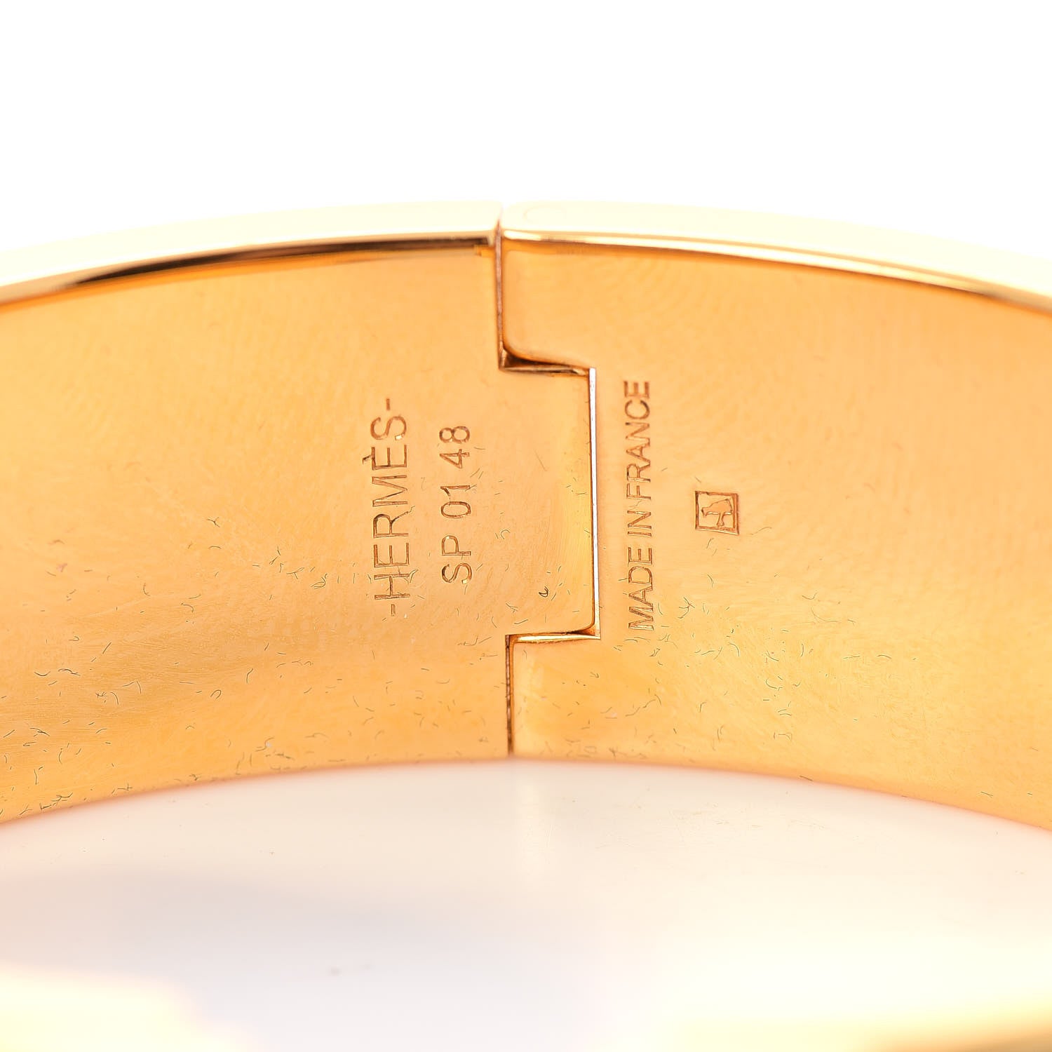 Hermes Enamel Wide Clic Clac H Bracelet GM Black 4 of 5