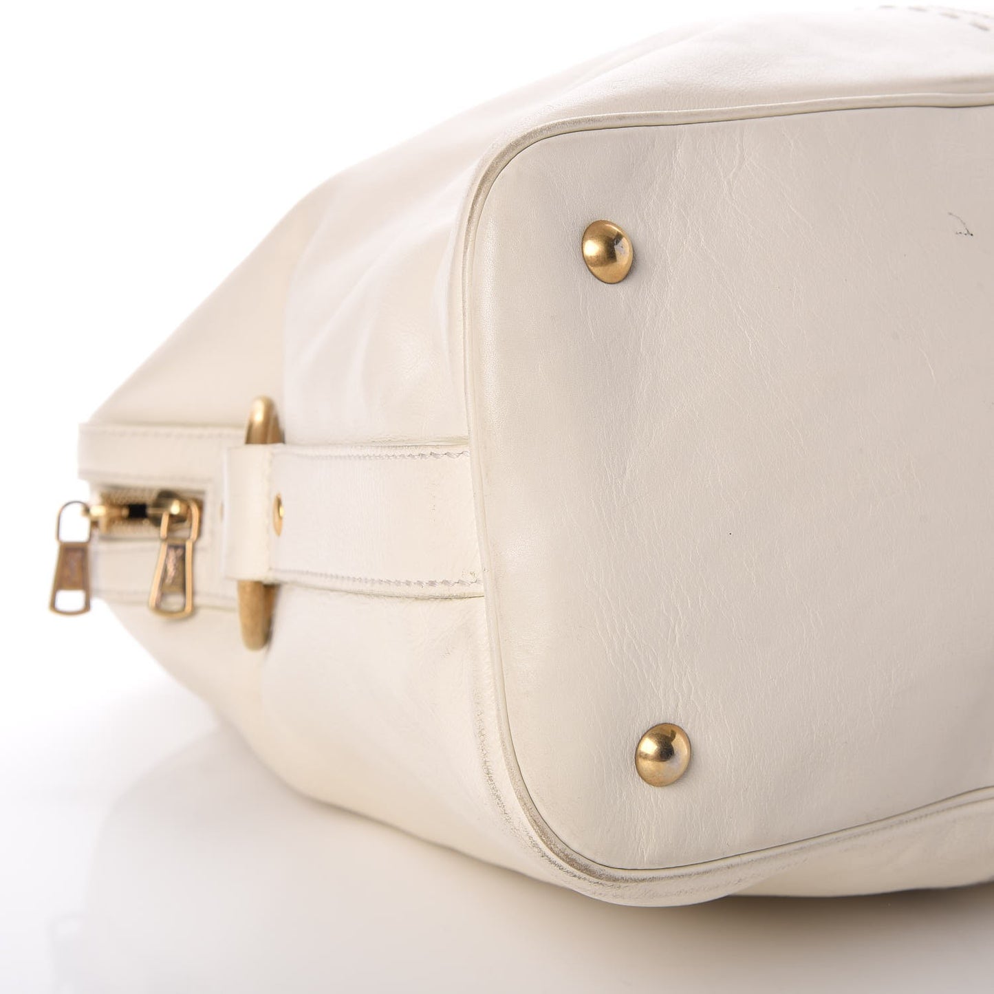 Calfskin Large Muse Tote Bag Ivory