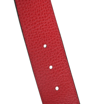 Gucci Calfskin 1973 Reversible Belt 105 42 Black Red 5 of 5