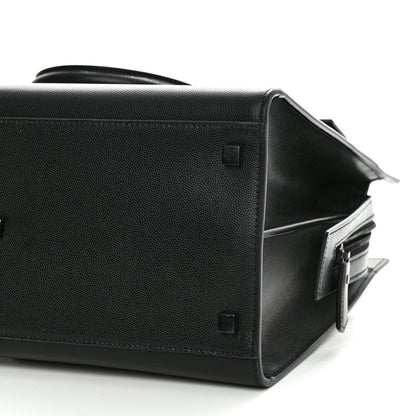 Saint Laurent Grain De Poudre Medium Uptown Tote Black 10 of 10