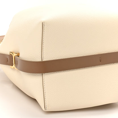 Chloe Grained Calfskin Marcie Bucket Bag Misty Ivory 8 of 9