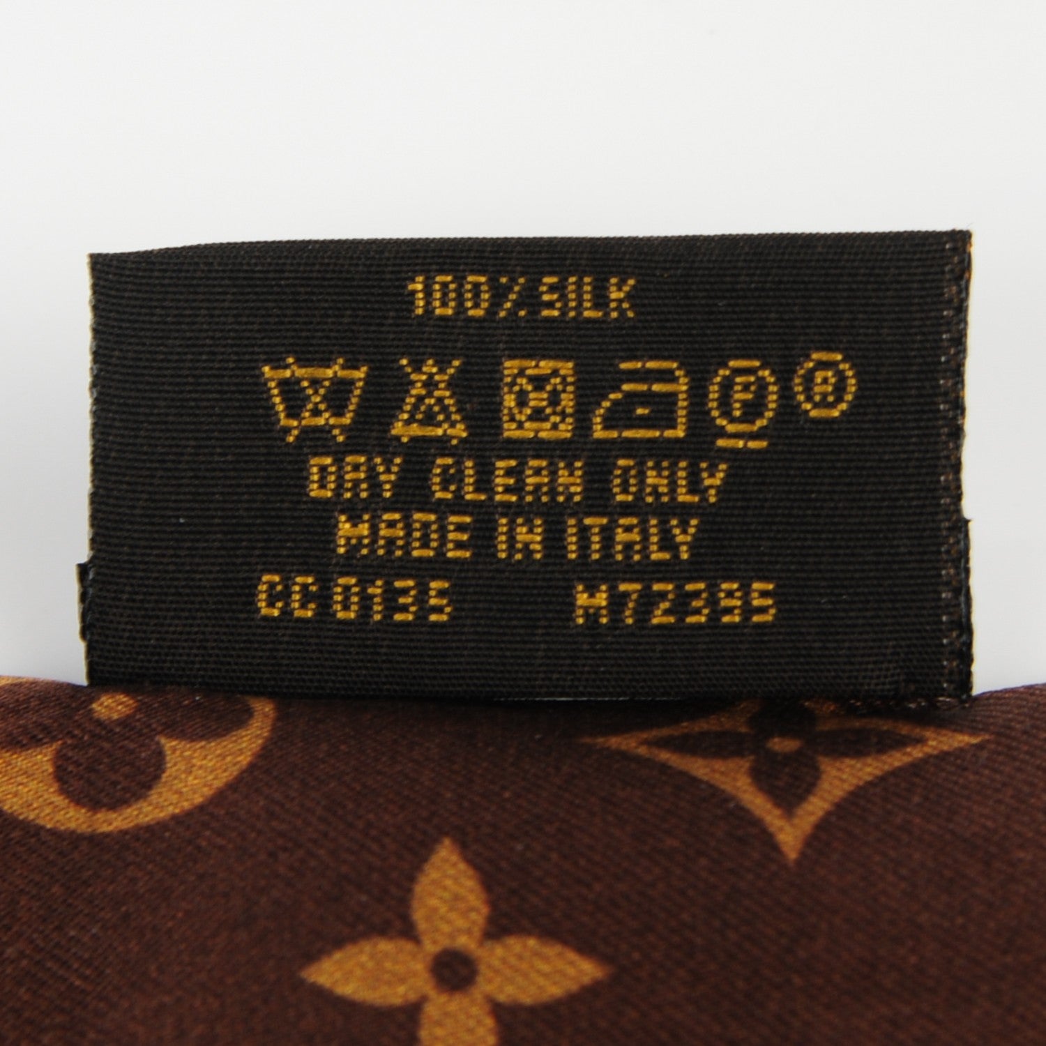 Louis Vuitton Silk Monogram Trunks Bandeau 5 of 5