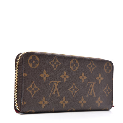 Louis Vuitton Monogram Clemence Wallet Fuchsia 2 of 5