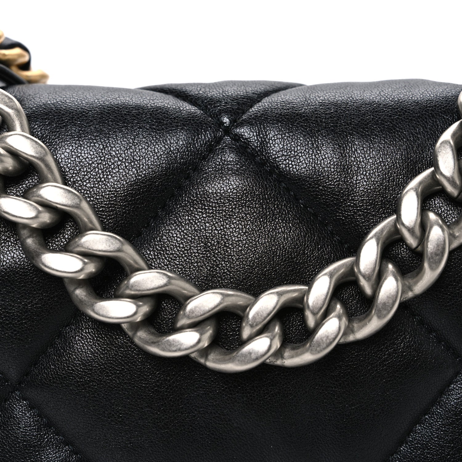 Chanel Lambskin Quilted Medium Chanel 19 Flap Black 8 of 11