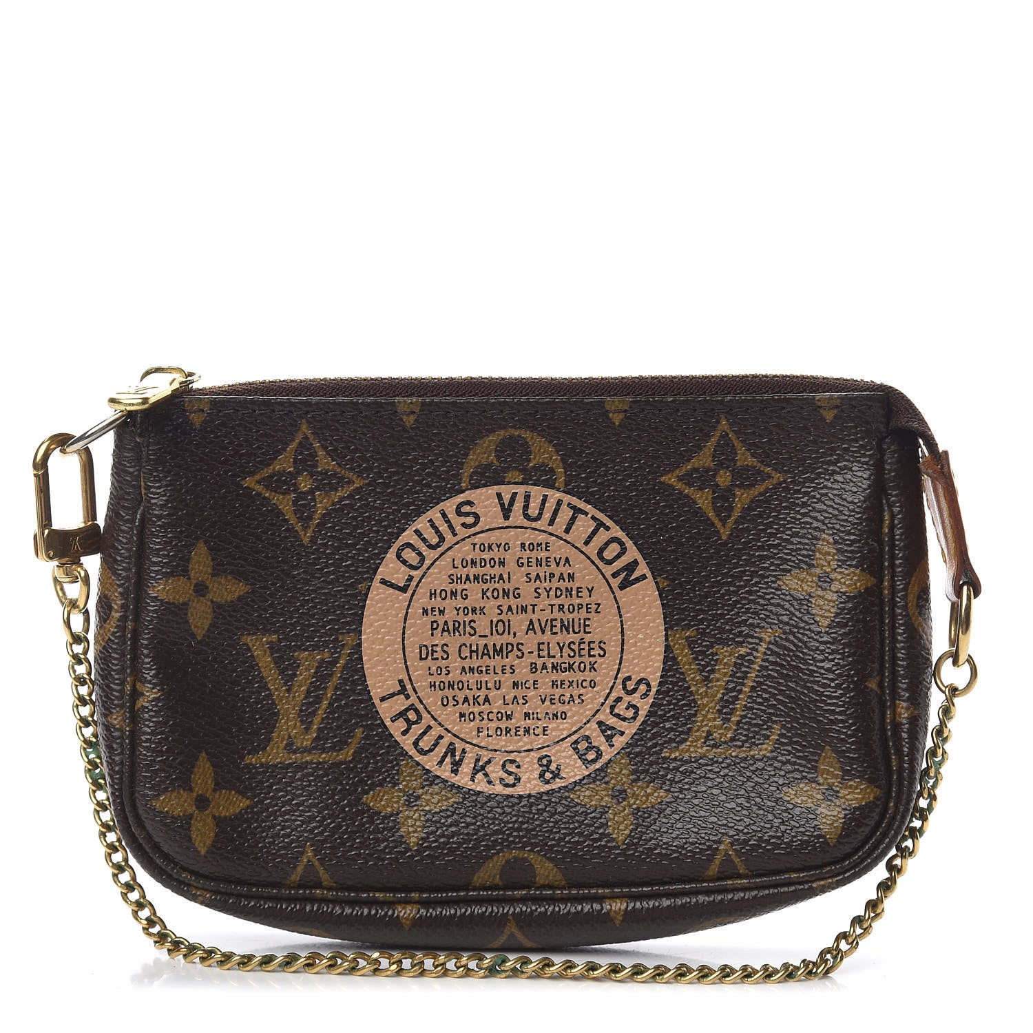 Louis Vuitton Monogram Complice Trunks and Bags Mini Pochette Accessories Beige 1 of 11